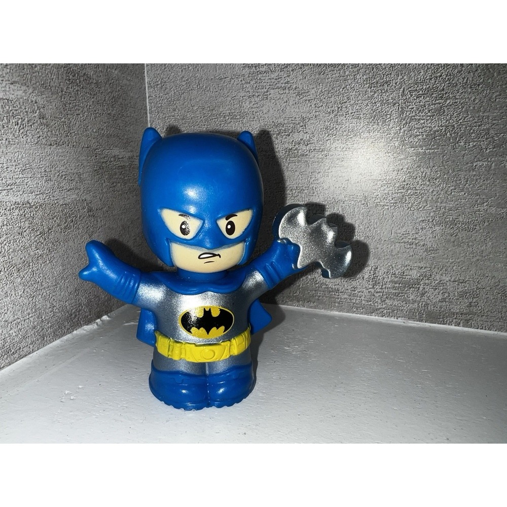 Fisher Price Little People DC Comics Super Friends Blue BATMAN Toy Figure 2020